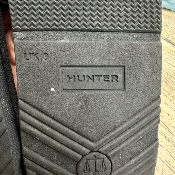 Hunter Black Original Moulded Slides – Women’s Size 10 (Men’s UK 8) - Picture 3 of 7